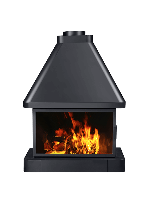 LL10 Трехсторонняя дровяная печь для патио